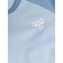 hummel Kinder Langarmbody "Mini Raglan Body Longsleeve Bee" in Blau | Gr.: 62