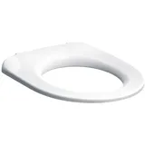 Geberit iCon WC-Sitzring 501875001 barrierefrei, Scharniere Edelstahl, weiß