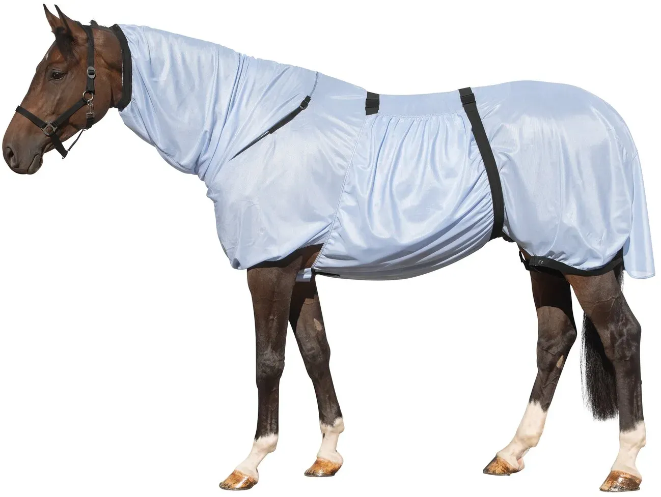 Horse-friends Ekzemerdecke aus Netzgewebe Bologna eisblau 125 cm