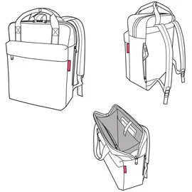 Reisenthel Allday Backpack M mixed dots red
