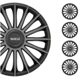 Sparco Treviso 14 Zoll 4 Stück Schwarz/Silber