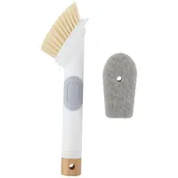 *Alpina* Bürste Alpina spülbürste & Seifenspender 25 cm weiß