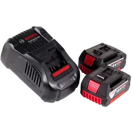 Bosch GSR 18V-110 C inkl. 2 x 5,0 Ah + Ladegerät + L-Boxx