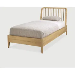 Ethnicraft Spindle Bett Eichenholz Lackiert