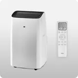TCL Mobiles Klimagerät Kühlen/Heizen TAC-12CHPB/KA (3,2 kW, Raumgröße: 29 m2, Weiß)