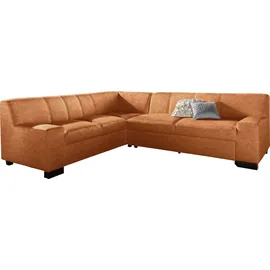 DOMO collection Ecksofa »Norma, moderne Armlehnen, zeitlos und elegant, L-Form«, wahlweise mit Bettfunktion