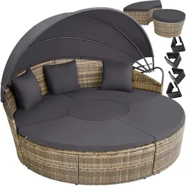 Tectake Sonneninsel Rattan natur