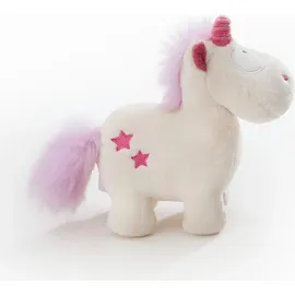 NICI 48052 Kuscheltier Einhorn Theodor 13cm, WEIß