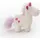 NICI 48052 Kuscheltier Einhorn Theodor 13cm, WEIß