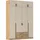Rauch Wäscheschrank GAMMA 181 x 248 x 54 cm Eiche artisan/Champagner