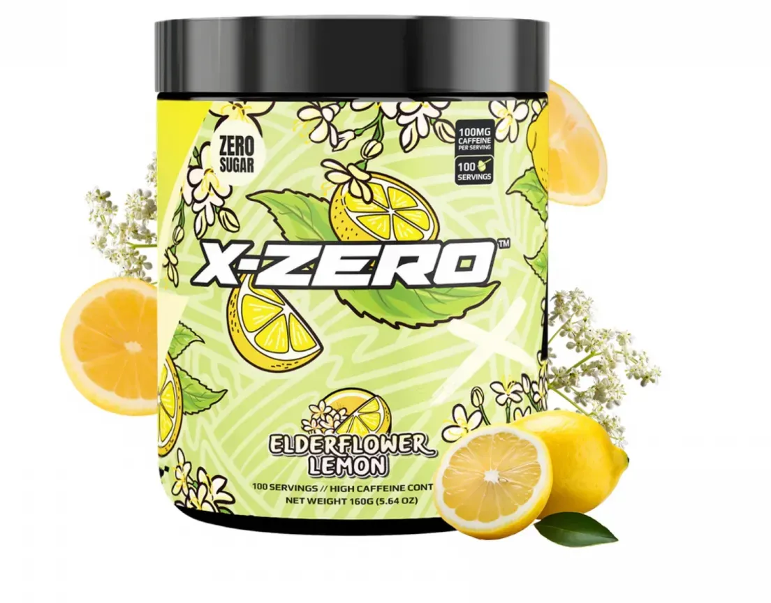X-Gamer X-Zero Elderflower Lemon - 100 Portionen