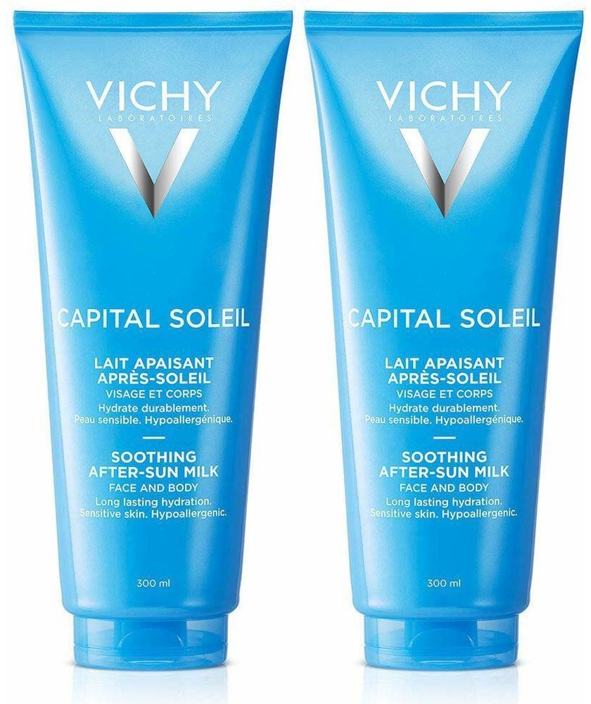 VICHY Capital Soleil Lait apaisant après-soleil Tube 300ml 2x300 ml crème