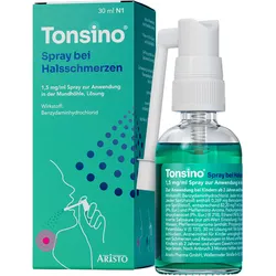 Tonsino Spray bei Halsschmerzen