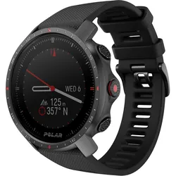 POLAR Grit X Pro - Schwarz DLC - Sportuhr mit Band - Fluorkautschuk (FKM)