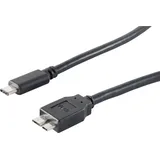 ShiverPeaks USB-C auf Micro B 1,8 m Schwarz