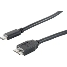 ShiverPeaks USB-C auf Micro B 1,8 m Schwarz