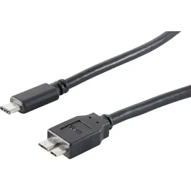 ShiverPeaks USB-C auf Micro B 1,8 m Schwarz