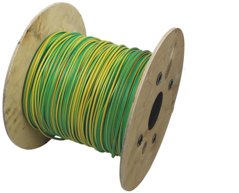 Conduct Solar Cable 6 mm2 Yellow/Green - Ground Cable - 500 m