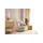 S-Style Drehsessel Ted Cord 107 x 94 x 100 cm Beige drehbar mit Kissen