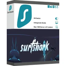 Surfshark VPN 2 Jahre 1 User unlimitierte Geräte