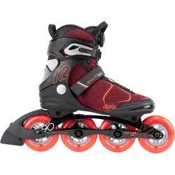 K2 ALEXIS 90 BOA Inline Skate 2025 burgundy/orange - 40,5