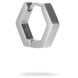 FYNCH-HATTON Ohrstecker The Hexagon silber Edelstahl onesize