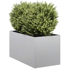 vidaXL Garten-Hochbeet verzinkter Stahl rechteckig 40 x 80 x 80 cm
