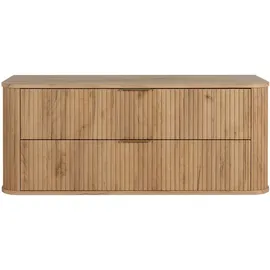 3e 3xe living.com 3xE Living Badezimmerschrank,, Braun, Kunststoff, 2 Schubladen, 100x51.7x41.5 cm, Badezimmer, Badezimmerschränke, Waschbeckenunterschränke