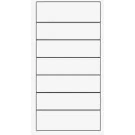 osmo holz OSMO Glasscheibe Blockstreifen Cremeweiß 89 x 178 cm