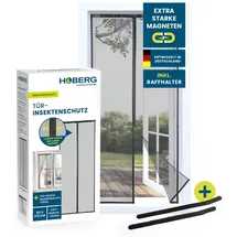 Hoberg Insektenschutzvorhang 90 x 210 cm Schwarz