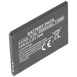 AccuCell Akku passend für Alcatel One Touch Pop C7, TLi019B1 3,8 Volt, 2000mAh