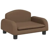 Kindersofa Braun 50x40x30 cm Stoff - Braun