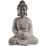 BUTLERS BUDDHA Statue mit Kerzenteller Höhe 46cm