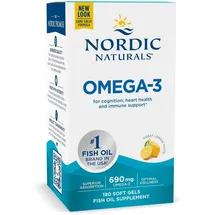 Nordic Naturals Omega-3, 180 Softgels, Lemon