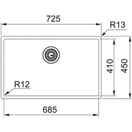 Franke Mythos Masterpiece BXM 210/110-68 Edelstahlspüle (127.0650.364), Anthrazit