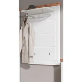 inn.furn Garderobenpaneel weiß Eiche, 79 cm, Garderobe, Garderobenpaneele, Garderobenpaneele