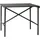 Hübsch Gartentisch 90 x 90 x 76 cm Schwarz