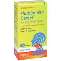 Flurbiprofen Dexcel 8,75mg/Dosis Spray zur Anwendung in der Mundhöhle