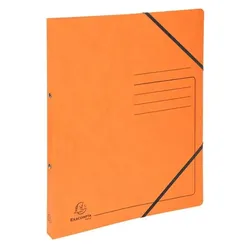 Exacompta Ringhefter Colorspan mit Gummizug, orange, 2 Ringe, 15 mm
