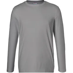 KÜBLER SHIRTS Longsleeve mittelgrau S - 5025 6240-95-S - mittelgrau