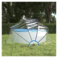 VidaXL Pool-Kuppel Rund 315x158 cm PVC
