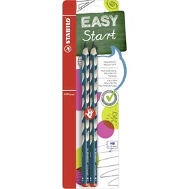 Stabilo EASYgraph Ergonomischer Dreikant-Bleistift 2 St. petrol