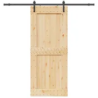 vidaXL Narvik rechts 95 x 210 cm Braun/Schwarz