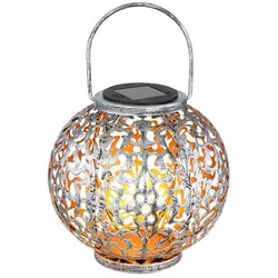 Solarleuchte Metall Silberfarben, 1Xled Solarleuchte Metall Silberfarben, Led