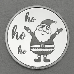 Silbermedaille 1oz Weihnachtsmann - Ho Ho Ho Gravurmedaille