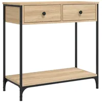 VidaXL Konsolentisch Sonoma-Eiche 75x34,5x75 cm Holzwerkstoff