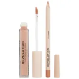 Revolution Beauty Revolution Lip Contour Kit Stunner Ultra Matte Lippenstift beige