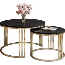 lookway LORI Gold Schwarz Holzwerkstoff 70 x 49 cm