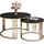 lookway LORI Gold Schwarz Holzwerkstoff 70 x 49 cm