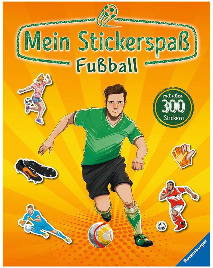 Stickern Für Fußballfans Ab 4 Jahren  Kartoniert (TB)